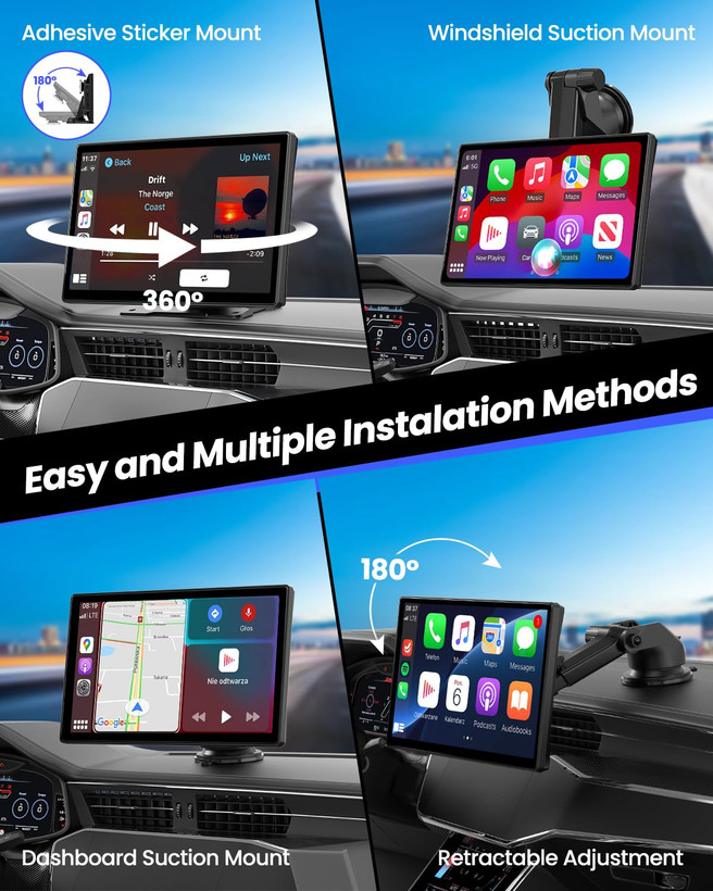 نمایشگر هوشمند خودرو با دوربین 4K