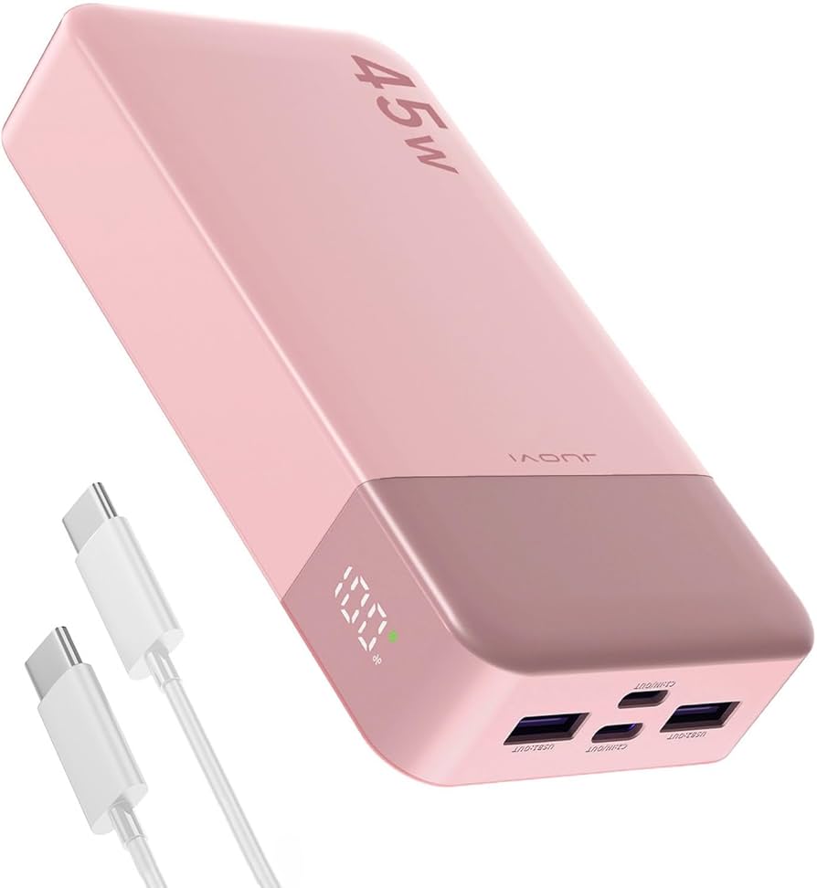 پاوربانک JUOVI J2621 با ظرفیت 20000 میلی‌آمپر ساعت