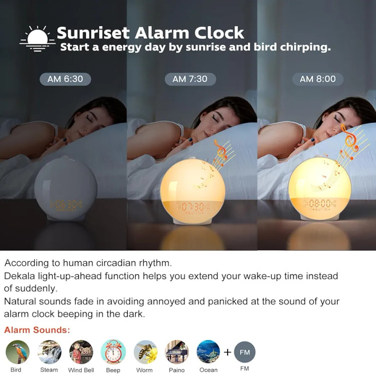 خرید ساعت بیدارباش نوری دکالا