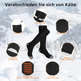 جوراب گرمکن برقی شارژی 4000mAh با گرمایش یکنواخت