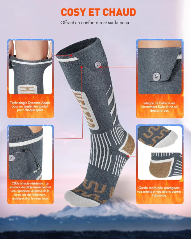 جوراب گرمکن 5000mAh