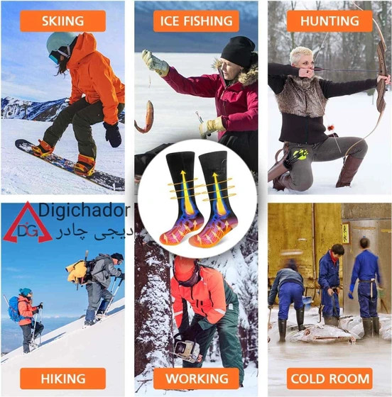 جوراب حرارتی برقی