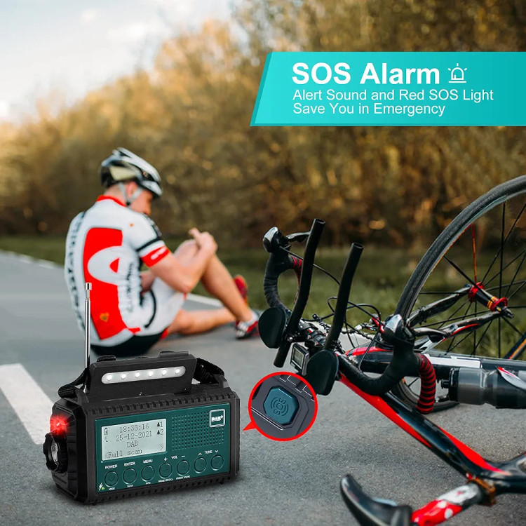 رادیو اضطراری با باتری قابل شارژ