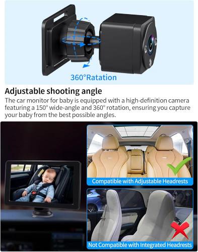 بهترین مانیتور کودک برای خودرو