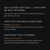 کیف پول سخت افزاری Keystone
