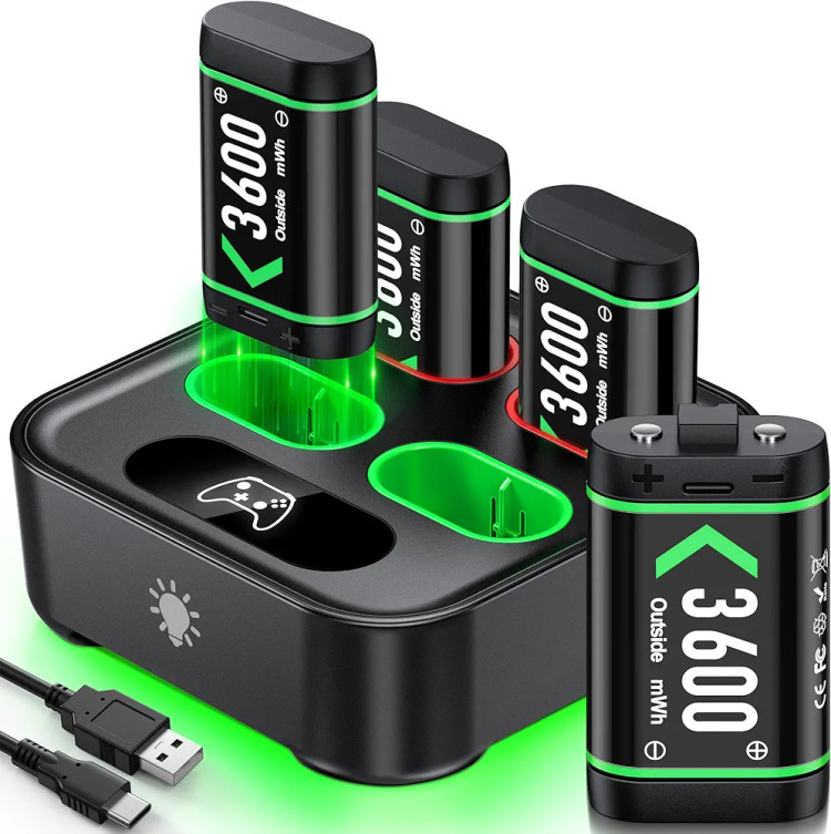 شارژر کنترلر Xbox باتری قابل شارژ Xbox داک شارژ Xbox شارژر دسته Xbox Xbox Controller Charger