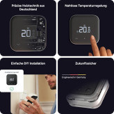 اصلی: سنسور دمای tado tado Funk Temperatursensor سنسور دمای بیسیم هوشمند