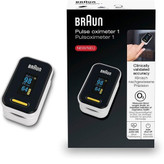 پالس اکسیمتر براون پالس اکسیمتر انگشتی دستگاه اکسیژن خون دستگاه تست اکسیژن خون Braun Pulse Oximeter 1