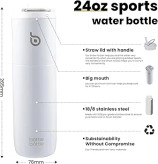 بطری آب استیل بطری آب عایق دار قمقمه استیل بطری آب ورزشی بطری BOTTLE BOTTLE