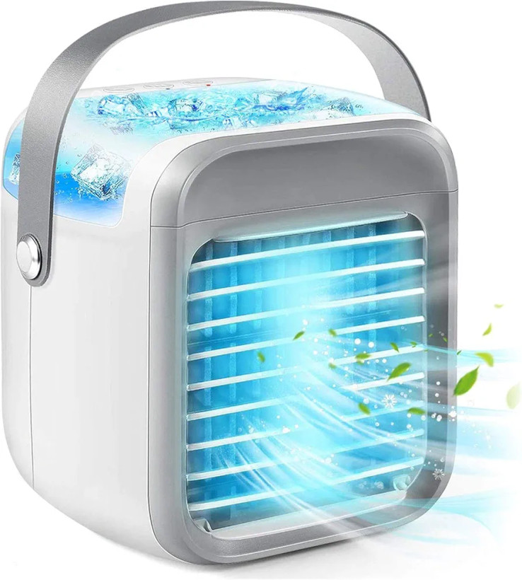 کولر آبی قابل حمل کولر تبخیری پرتابل evaporative air cooler کولر رومیزی خنک کننده