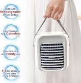 کولر آبی قابل حمل کولر تبخیری پرتابل evaporative air cooler کولر رومیزی خنک کننده