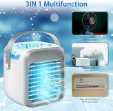 کولر آبی قابل حمل کولر تبخیری پرتابل evaporative air cooler کولر رومیزی خنک کننده