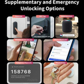 دستگیره هوشمند Aqara U200 قفل هوشمند Aqara Smart Lock U200 دستگیره دیجیتال قفل هوشمند خانه