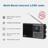 رادیو اینترنتی CHOYONG LC90 رادیو چندباندی حرفهای رادیو موج کوتاه SSB رادیو بلوتوثی قابل حمل
