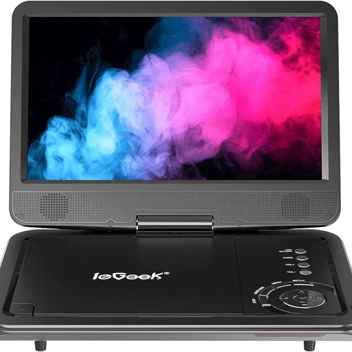 پخش‌کننده DVD قابل حمل Portable DVD Player شارژی دستگاه DVD قابل حمل DVD Player مسافرت