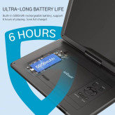 پخشکننده DVD قابل حمل Portable DVD Player شارژی دستگاه DVD قابل حمل DVD Player مسافرت