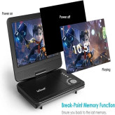 پخشکننده DVD قابل حمل Portable DVD Player شارژی دستگاه DVD قابل حمل DVD Player مسافرت