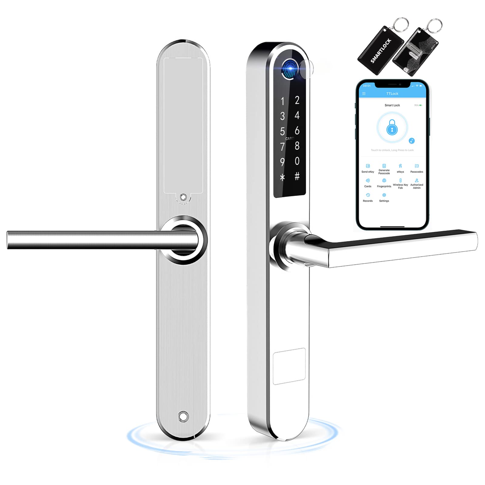 قفل هوشمند Roveno Smart Lock S31B با قابلیت اثر انگشت