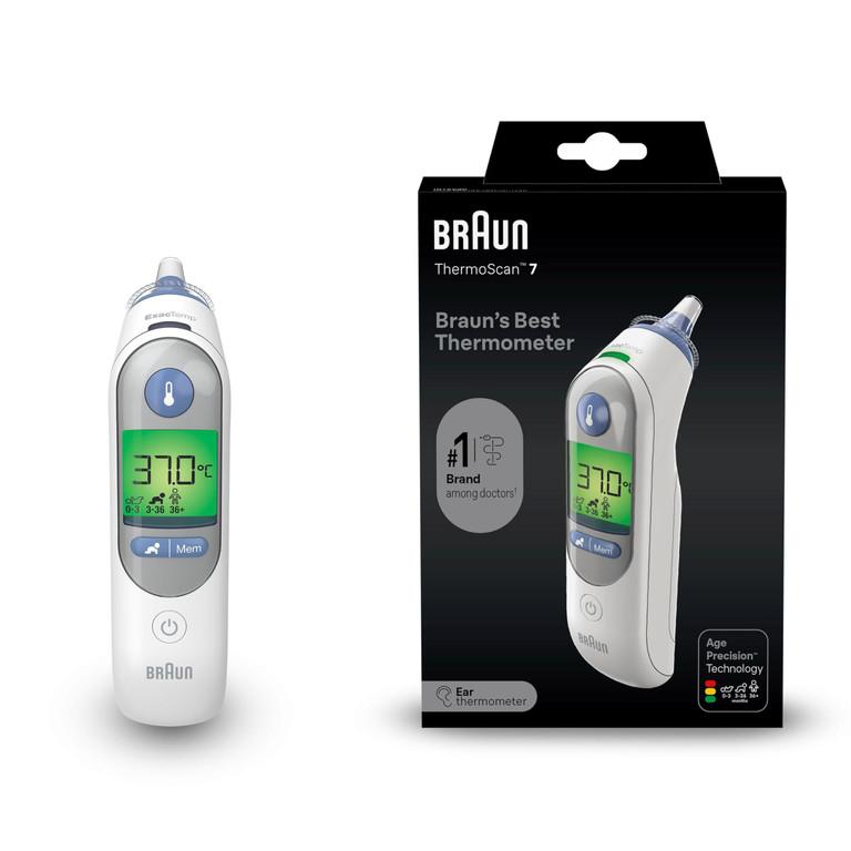 تب سنج گوش براون اصلی Braun ThermoScan 7 IRT6520
