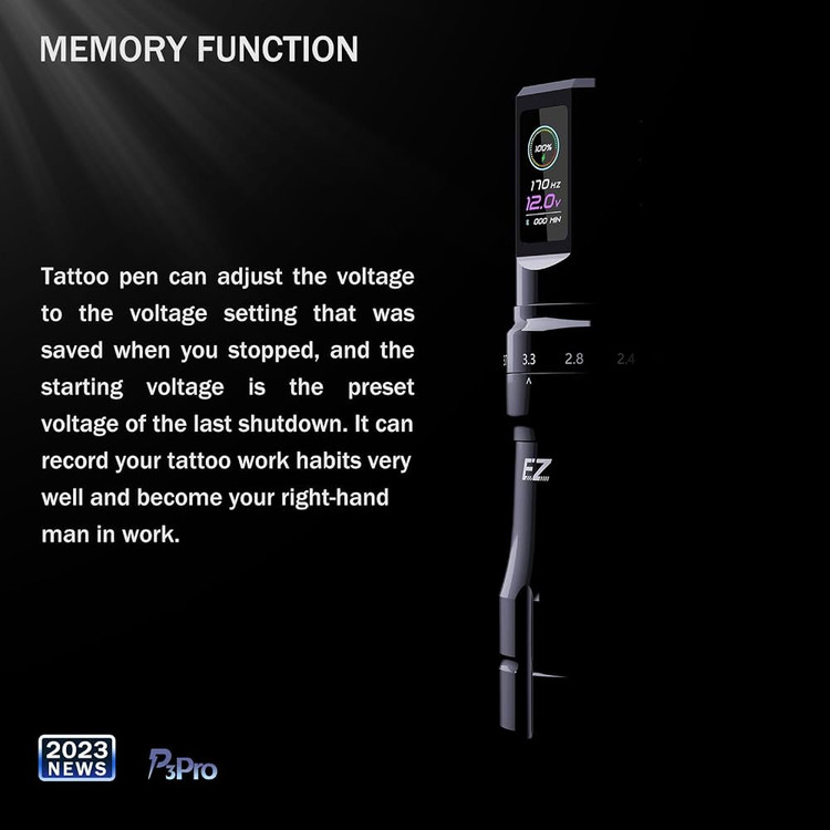 دستگاه تاتو مدل machine eztatoo p3 pro