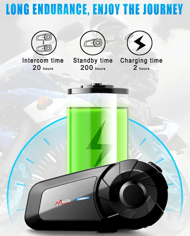 بلوتوث کلاه کاسکت برند Maxto مدل MX1
