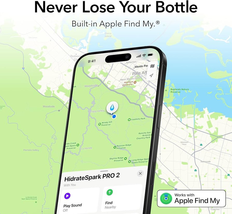 بطری هوشمند آب مدل pro2 برند HidrateSpark