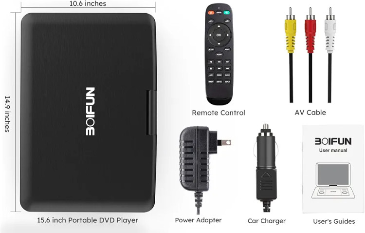 پخشکننده DVD قابل حمل BOIFUN مدل BFN-161