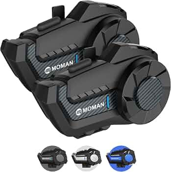 هدست بلوتوث و اینترکام موتور سیکلت مدل H2pro برند moman