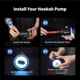 پمپ برقی قلیان فلکسیتیلگیر مدل pump Ip8
