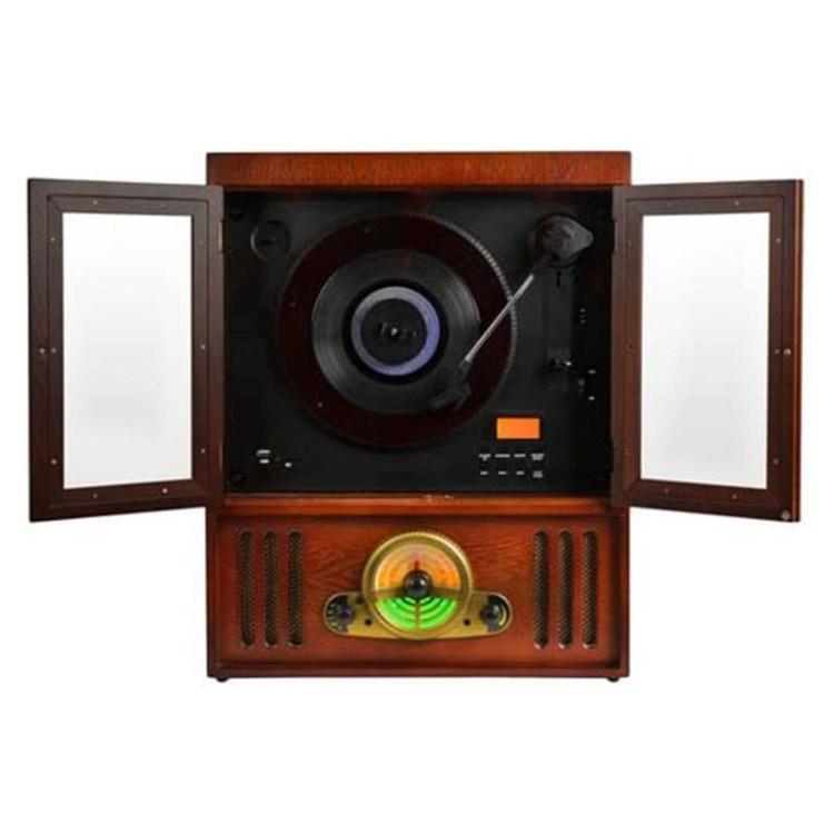 گرامافون مجستیک مدل TT40 چوبی با رادیو AM/FM