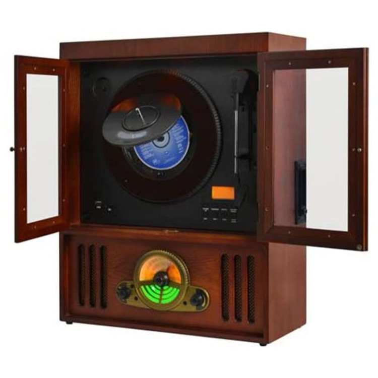 گرامافون مجستیک مدل TT40 چوبی با رادیو AM/FM