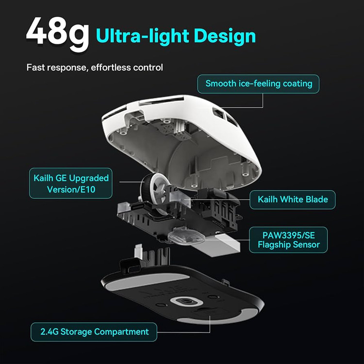 ماوس گیمینگ بی سیم ای تی کی مدل +Atk Dragonfly R1 SE