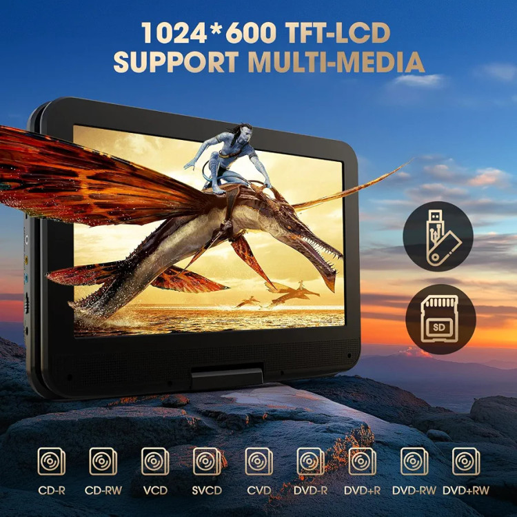 DVD پلیر قابل حمل برند DBPOWERمدل CHY-10