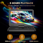 DVD پلیر قابل حمل برند DBPOWERمدل CHY-10