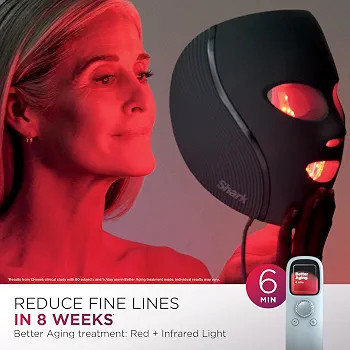 ماسک نوردرمانی LED صورت برندShark مدلCryoGlow FW312