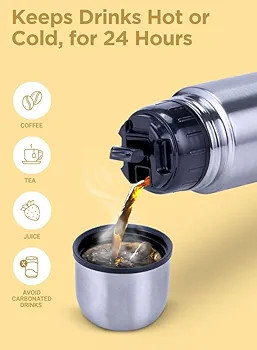 فلاسک میلـتون مدل Thermosteel Flip Lid 750