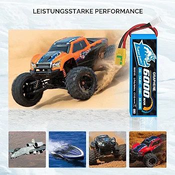 باتری و شارژر 14.8V 4S 6200MAH 45C LIPO Profuse