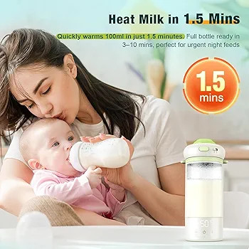 شیرگرمکن قابل حمل نوزاد برند Yousmart مدلHB02؛ همراهی کاربردی برای تغذیه کودک در سفر