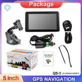 مسیریاب خودرو مدل Q5برندGPS Navigator