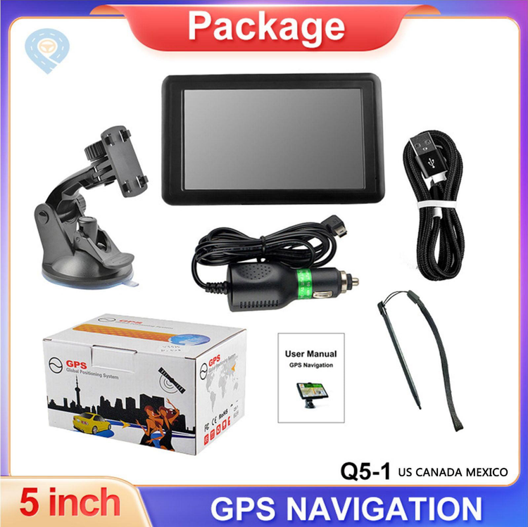 مسیریاب خودرو مدل Q5برندGPS Navigator