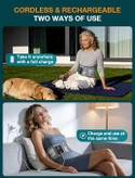 کمربند گرمایشی شارژی با ماساژ لرزشی Heating Pad AJHSB23