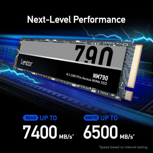 هارد اینترنال اس اس دی PCIe Gen4 x4 لکسار مدل NM790 ظرفیت 2 ترابایت Lexar NM790 SSD Internal PCIe Gen4 x4 Hard Drive - 2TB