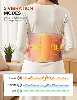ماساژور و گرمکن کمری بیسیم برندALLJOYمدل AJHV2E10 با باتری 10000mAh