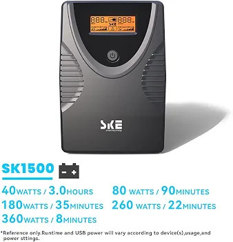 یو پی اس SKE SK1500 ظرفیت 1500VA توان