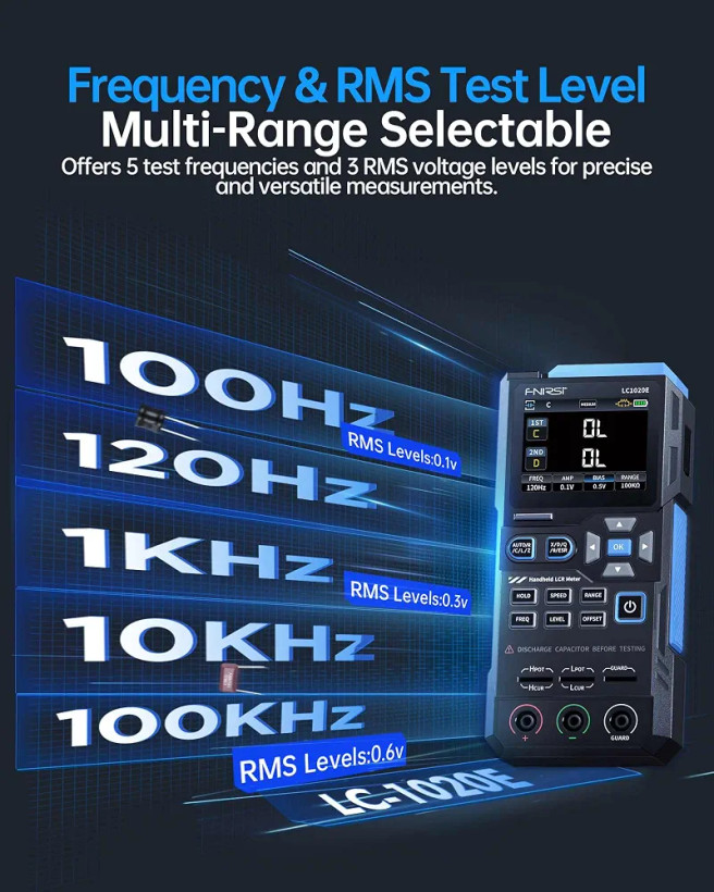 LCR متر FNIRSI مدل LC1020E