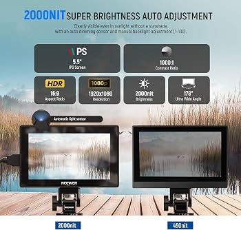مانیتور دوربین برند NEEWERمدل F700