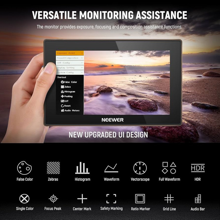 مانیتور دوربین برند NEEWERمدل F700