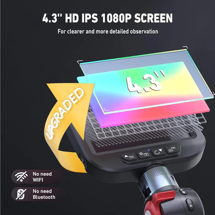 بروسکوپ مفصل دار دوطرفه رالکم مدل H408B-1