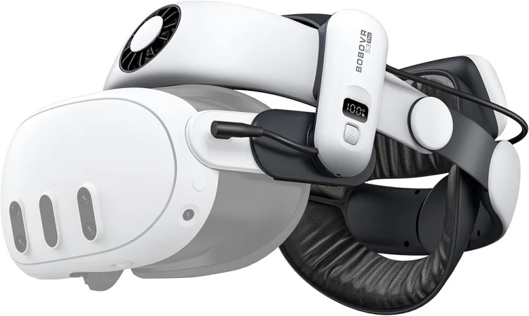 Head strap bobo vr s3 pro با سیستم تهویه بند پشت meta 3 v3s