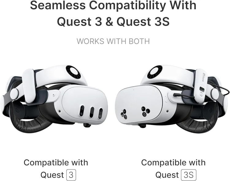 Head strap bobo vr s3 pro با سیستم تهویه بند پشت meta 3 v3s